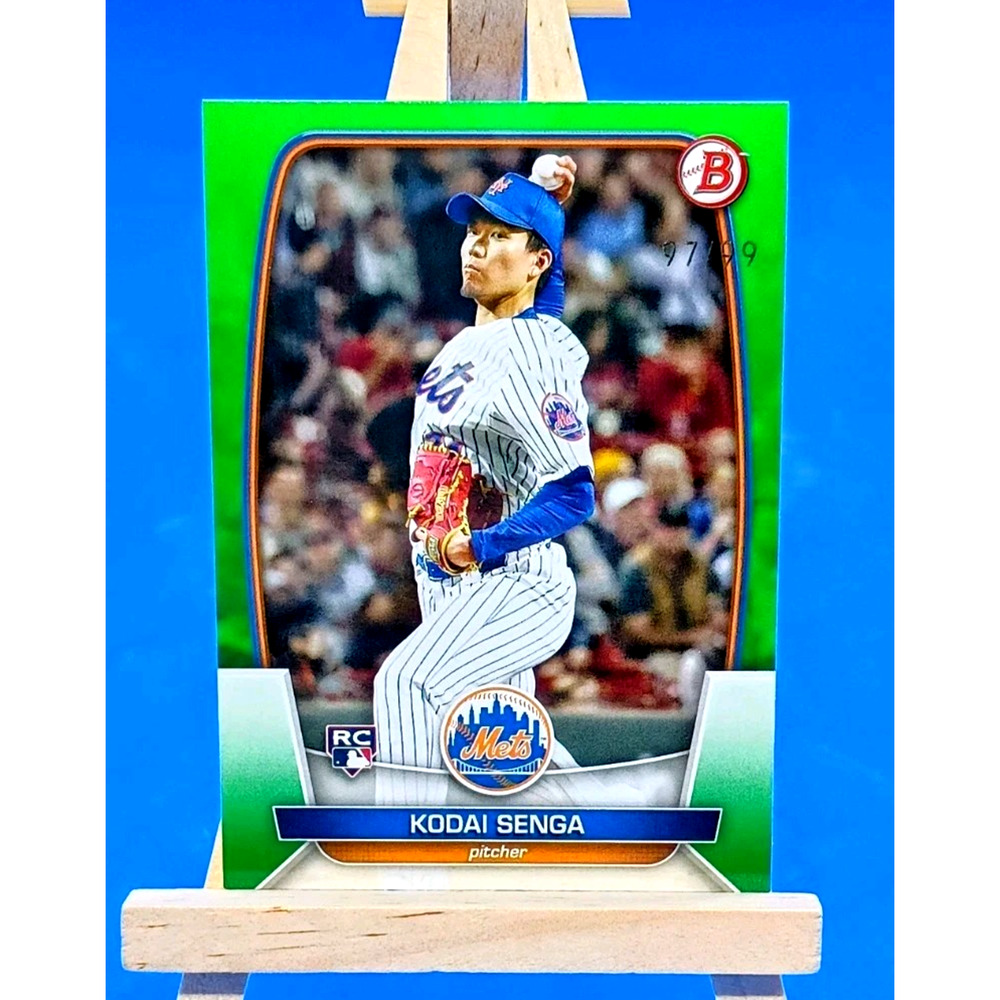 2023 Bowman - Kodai Senga #75 Green 97/99 (RC)